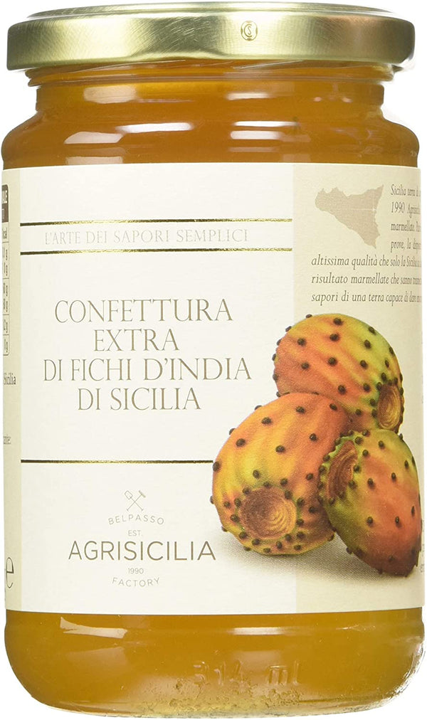 Agrisicilia Confettura Extra con Ficodindia dell’Etna D.O.P. - 360 g - 1