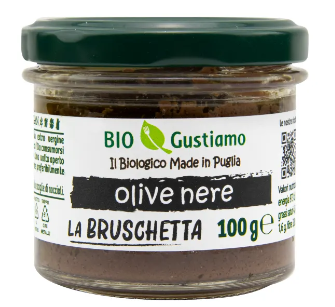 Bio Crema di Olive Nere - 100 g