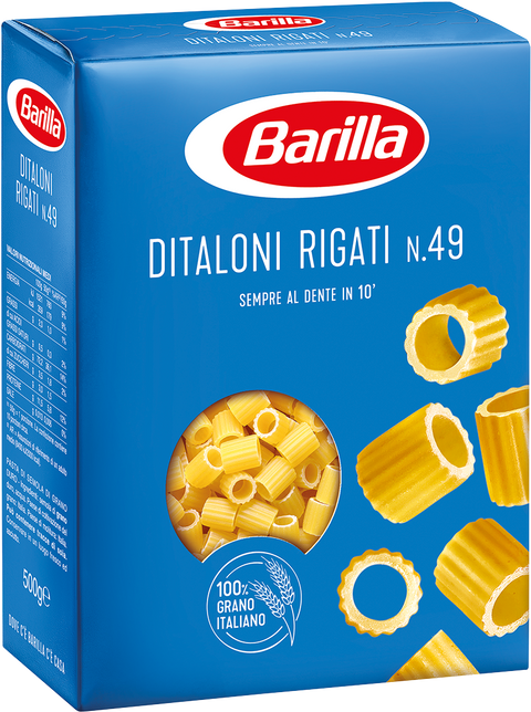 BARILLA DITALONI RIGATI No.49 - 500g
