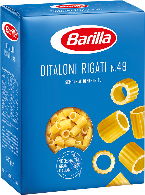 Barilla Ditaloni Rigati N.49 - 500 g - 1