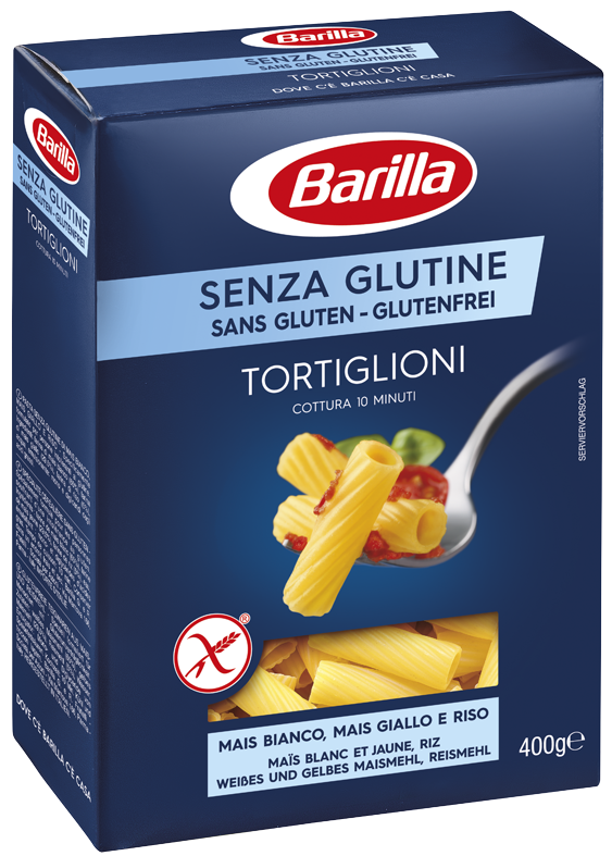 Barilla Tortiglioni senza Glutine - 400 g - 1
