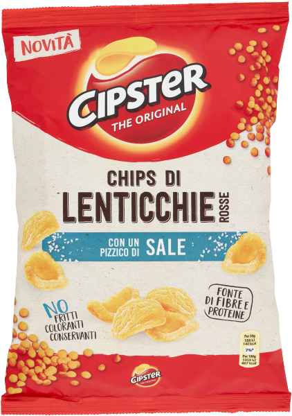 Cipster Chips di Lenticchie - 80 g