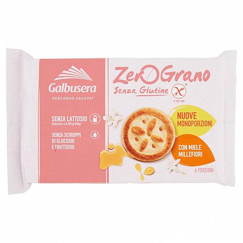 Galbusera Zerograno Frollini Miele Millefiori senza Glutine - 220 g - 1