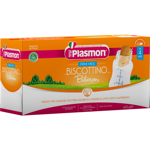 Plasmon Biscottino Biberon 4 Mesi - 600 g - 1