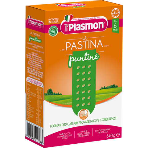 Plasmon Pastina Puntine da 6 Mesi - 340 g