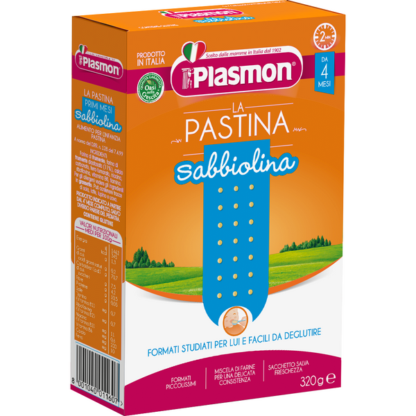 Plasmon Pastina Sabbiolina da 4 Mesi - 320 g - 1