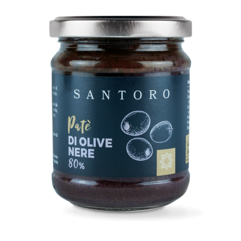 Santoro Pate´ di Olive Nere - 180 g