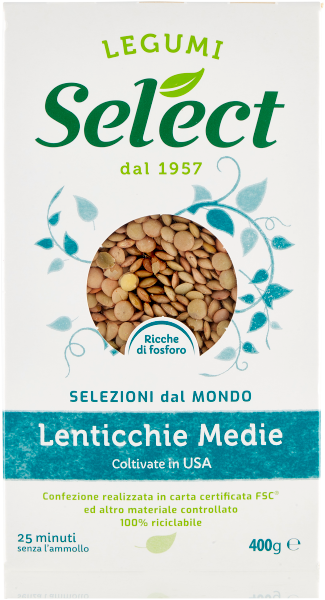 Select Lenticchie Medie - 400 g