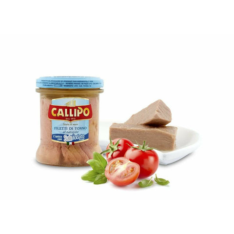 CALLIPO FILETTI DI TONNO AL NATURALE - 170gr - Butera Eats