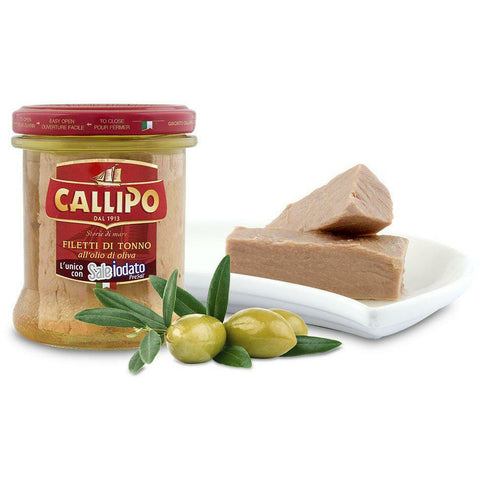 CALLIPO FILETTI DI TONNO AL OLIO DI OLIVA - 170gr - Butera Eats