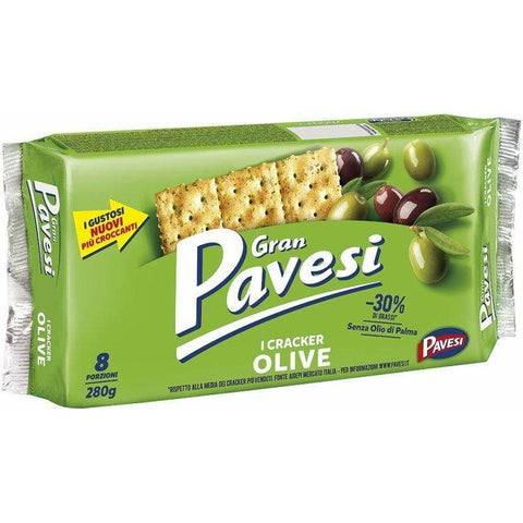 GRAN PAVESI CRACKERS OLIVE - 280gr - Butera Eats