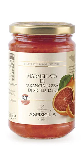 Agrisicilia Marmellata di Arancia Rossa di Sicilia I.G.P - 360 g