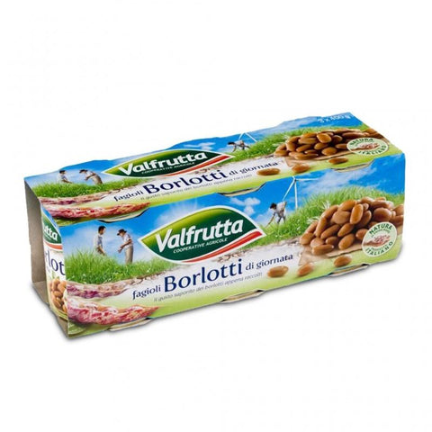 VALFRUTTA FAGIOLI BORLOTTI - 3x 400gr - Butera Eats