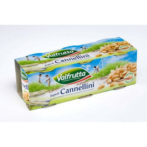 VALFRUTTA FAGIOLI CANNELLINI - 3x 400gr - Butera Eats